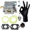 ICOOYO Carburatore per Ryobi RCT264F RCT2800 RST2800 RC3100 5131016369