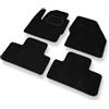 Mossa Premium tappetini auto in velluto compatibili con Land Rover Freelander II (2006-2014) - tappeti auto - nero 1