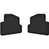 Wielganizator Tappetini in gomma su misura, compatibili con Jeep Wrangler TJ (1996-2006) SUV | set da 2 pezzi | migliore vestibilità rispetto all'universale | nero