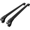 Apline Compatibile con Dacia Duster (HS) Post-Facelift 2014-2017 Modello ACE-1 Barre Tetto Portapacchi Auto Barre Portatutto Nero Alluminio 2 Barre