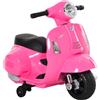Moto Elettrica per Bambini 6V Con Licenza Ufficiale Vespa Batteria, Motorino Ele