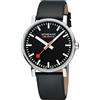 Mondaine Evo2 orologio Uomo Analogico Al quarzo con cinturino in Pelle di vitello MSE.43120.LB