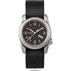 BODERRY Orologio Uomo Automatico Titanio - 40mm Orologio da Campo Militare, Movimento Meccanico Giapponese, Funzione Giorno-Data, Corona a Vite, Impermeabile 100m, Cinturino in Nylon - VOYAGER