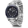 Victorinox Orologio Uomo Journey 1884 Ø 43 mm, Swiss Made, Quarzo Analogico, Impermeabile fino a 200 m, Bracciale Inox, Blu/Argento