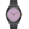 Nixon Time Teller Orologio da polso da donna in colore grigio con cinturino in acciaio inox, impermeabile 10 bar, diametro cassa: 32,5 mm, A1130-5271-00