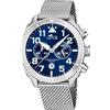 LOTUS Orologio Uomo Analogico in Acciaio Inossidabile 316l Argentato | Movimento al Quarzo, Cronografo, Calendario, Vetro Minerale ad Alta Resistenza, Impermeabile 10 ATM 18704/1