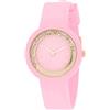 LIU JO Time Orologio da polso da donna 33mm in silicone, nel colore rosa, TLJ2206