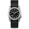 BODERRY Orologio Uomo Automatico Titanio - 40mm Orologio da Campo Militare, Movimento Meccanico Giapponese, Funzione Giorno-Data, Corona a Vite, Impermeabile 100m, Cinturino in Nylon - VOYAGER