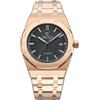 OBLVLO Orologio meccanico da uomo, in acciaio inox 316L, cassa da 41 mm, lancette luminose, impermeabile fino a 50 m, orologio da polso automatico casual TM-ASP, TM-ASP-PBP, Tendenza
