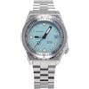 Seestern S407 Automatico Acciaio Teal Blu Datario Diver Orologio Uomo