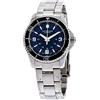Victorinox Orologio Donna Maverick Small Ø 34 mm, Swiss Made, Quarzo Analogico, Impermeabile fino a 100 m, Bracciale Inox, Argento/Blu