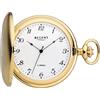 REGENT Orologio da tasca da uomo Savonnette 50 MM meccanico a carica manuale numeri arabi