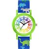 ICE-WATCH - ICE learning Green dinosaur - Orologio blu da Bambini (Unisex) con Cinturino in silicone - 022693 (Small)