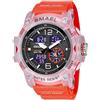 Gosasa Orologio sportivo da uomo con quadrante grande, militare, S-Shock, impermeabile, retroilluminazione, sveglia, cronometro Caratteristiche: robusto orologio da polso per allenamento,