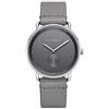 Paul Hewitt Orologio uomo acciaio Breakwater Line Iron Grey - Orologio da polso uomo (argentato), Orologio elegante uomo con quadrante grigio e cinturino in pelle grigio
