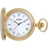 Lorenz Cervo 030223BB - Orologio da taschino a carica manuale in acciaio inossidabile - Quadrante con numeri romani - Inclusa nella confezione stand per appoggio e catena in acciaio