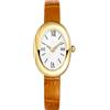 MASTOP Orologio da polso da donna, elegante orologio da polso al quarzo con quadrante ovale da 24 mm, regalo per lei, Grigio, Elegante e alla moda