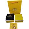 ROUREOX Scatola Orologio Singolo Universale Esterno Nero Alta Lucentezza Set Scatola Gialla Protettivo per Breitling