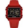 Forrader Orologi Digitali Quadrati da Uomo con Quadrante a Numeri Grandi, Orologio con Faccia Grande per Uomo e Donna, Impermeabile LED Unisex Orologi da Polso Elettronici con Sveglia Data Cronometro
