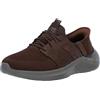 Skechers Garner Newick Hands Free Slip-ins - Scarpe da Uomo, Marrone, 12 X-Wide