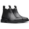 Clarks Stivali Chelsea Burchill Up Uomo, Pelle nera, 44 EU