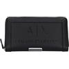 Armani Exchange Portafoglio da donna con cerniera Around Bi-Fold, Nero