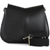GIANNI CHIARINI Pelle borsa a tracolla Helena Round Crossbody Bag Nero