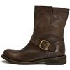 FELMINI FALLING IN LOVE Felmini - Scarpe Donna - Innamorarsi Com GREDO 7176 - Stivali Cowboy & Biker - in Pelle Genuina - Marrone - 41