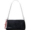 Desigual borsa a tracolla Sierra Naron Flap Bag Black nero