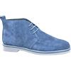 Evoga Scarpe Polacchine Uomo Celeste Chiaro Vera Pelle Scamosciata Calzature Inglesine Casual (Celeste, Numeric_41)