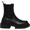 Steve Madden Scarpe Donna, Modello Stivaletti Anfibi HEADQRTR Action Lea SMSHEADQRTR, Realizzate in Pelle. Nero