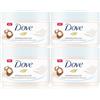 Dove - Crema Doccia Peeling Macadamia e Latte di Riso, Confezione da 4 x 225 ml - 900 ml