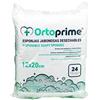 OrtoPrime 24 spugne monouso per bambini, 24 pezzi, per adulti + pelle morbida e pulita - Salviette sapone da bagno OrtoPrime (bebè e adulti)