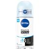 NIVEA Nero & White 48H Invisible Pure Antitraspirante Sfera da Donna 50 ml