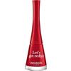 Bourjois Smalto Unghie 1 Seconde, ad Asciugatura Rapida, Effetto Manicure Professionale a Lunga Durata, 9 ml, 09 Let's Get Ready