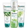 Himalaya Neem Face Wash Foam, Scrub and Mask - Set di 3 (Total breakouts Solution Set-Foam)