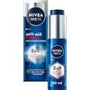 Beiersdorf NIVEA MEN Antietà 2 in 1 Power cura del giorno con SPF 30, cura del viso con acido ialuronico per uomini con effetto anti-invecchiamento, cura della pelle con LUMINOUS630® contro macchie di età e