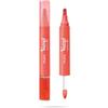 Pupa Rossetto + Gloss Labbra Vamp! Marker Duo, con Acido Ialuronico - 3 in 1 Definisce, Colora e Riempie, Contouring Labbra - Disponibile in 9 Varianti Colore (009 Jelly Coral)