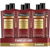 TRESemmé Shampoo Liso Keratina per capelli crespi o danneggiati con olio di Marula e Keratina, confezione da 6 x 685