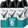 REXONA - Deodorante da donna invisibile Aqua - sfera antitraspirante - Advanced Protection - Fragranza fresca e floreale - protezione 72 ore (confezione da 6 x 50 ml)