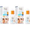 Garnier Siero Viso Protettivo Invisibile Super UV, Per Tutti i Tipi di Pelle, Protezione SPF 50+, Ad Assorbimento Rapido, Con Ceramide Protect, Ambre Solaire, 30 ml (Confezione da 2)