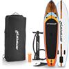 ArtSport SUP gonfiabile 320 cm Deep Ocean - Tavola Stand Up Paddle | 150 kg | Set completo con pagaia, pompa, leash, zaino