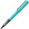 Lamy AL-star turmaline - roller con impugnatura trasparente ed ergonomica e larghezza di tratto M - corpo in alluminio leggero - ricambio roller M 63 in nero incluso