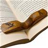 Generic Supporto per pollice in legno - Lettore di libri fatto a mano, accessorio per barra di pagina, nuovo strumento di lettura sostenibile | Book Lovers Libro Lovers per la lettura dello studio Y