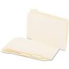 Universal® File Folders, 1/5 Cut Assorted, One-Ply Top Tab, Legal, Manila, 100/Box, Sold as 1 Box