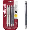 uni-ball Jetstream RT Penne NY Times Wirecutter Best Pen per oltre un decennio - Confezione da 4 penne nere a punta fine, 0,7 mm - Back to School