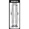 Zebra Pen Zebra M/F 701 Stainless Steel Pen & Pencil Gift Set 2/Pkg-Pen 0.8mm & Mechanical