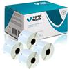 specmark 4 Rotoli di etichette compatibili con DYMO 11354 57mm x 32mm S0722540 1000 Pezzo compatibile con tutte le stampanti di etichette Label-Writer 450 4XL Seiko-SLP