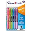 Paper Mate® InkJoy - Penne gel, punta media, 0,7 mm, colori assortiti alla moda, confezione da 6