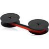 Generic NASTRO IN STOFFA NERO/ROSSO DOPPIA BOBINA PER MACCHINE DA SCRIVERE GR. 4-8 UNIVERSALE LETTERA 21-25-32 LINEA 98 12,7 MM LUNGHEZZA 10 METRI
